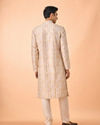 Manyavar Men Pastel Green Pista Elegance Kurta Pajama