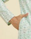 Manyavar Men Aqua Elegance Kurta Pajama