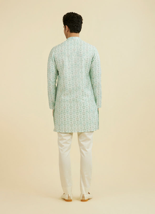 Manyavar Men Aqua Elegance Kurta Pajama