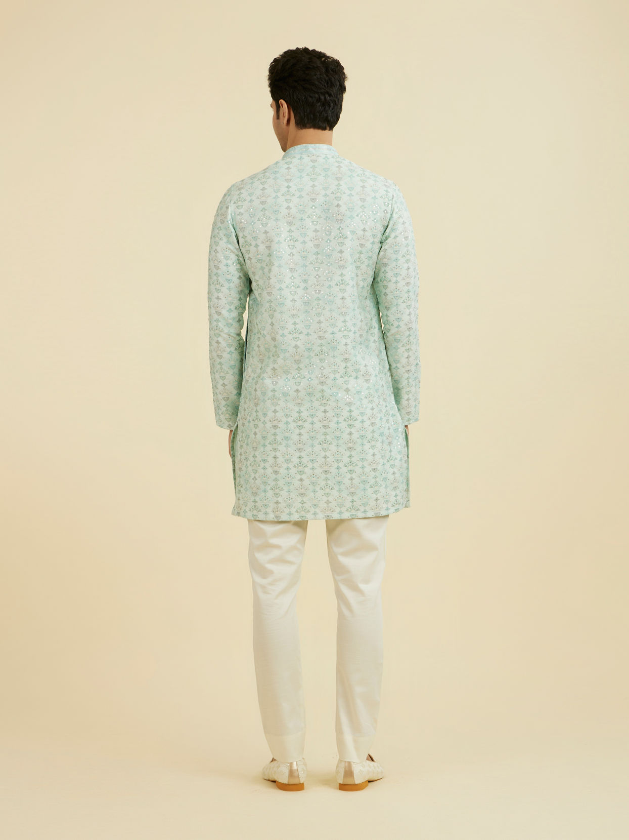 Manyavar Men Aqua Elegance Kurta Pajama