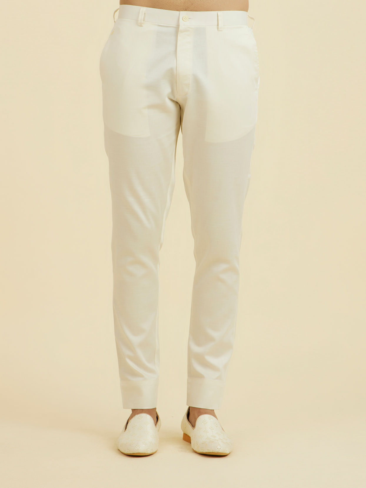 Manyavar Men Vibrant Yellow Kurta Pant