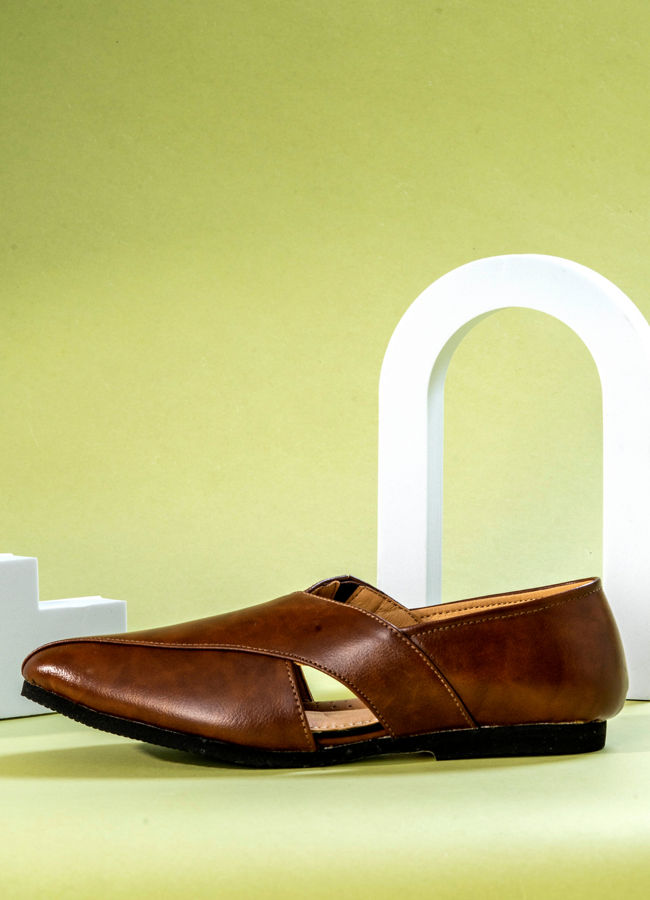 Manyavar Boys Regal Brown Shoe