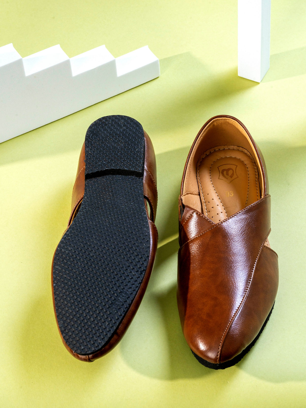 Manyavar Boys Regal Brown Shoe