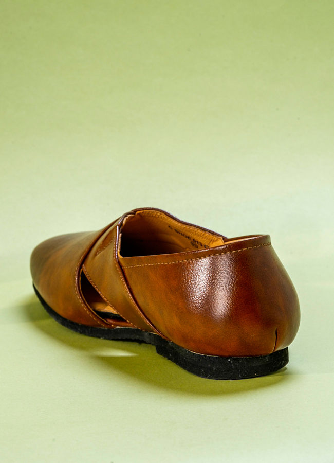 Manyavar Boys Regal Brown Shoe