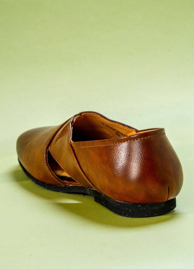 Manyavar Boys Regal Brown Shoe