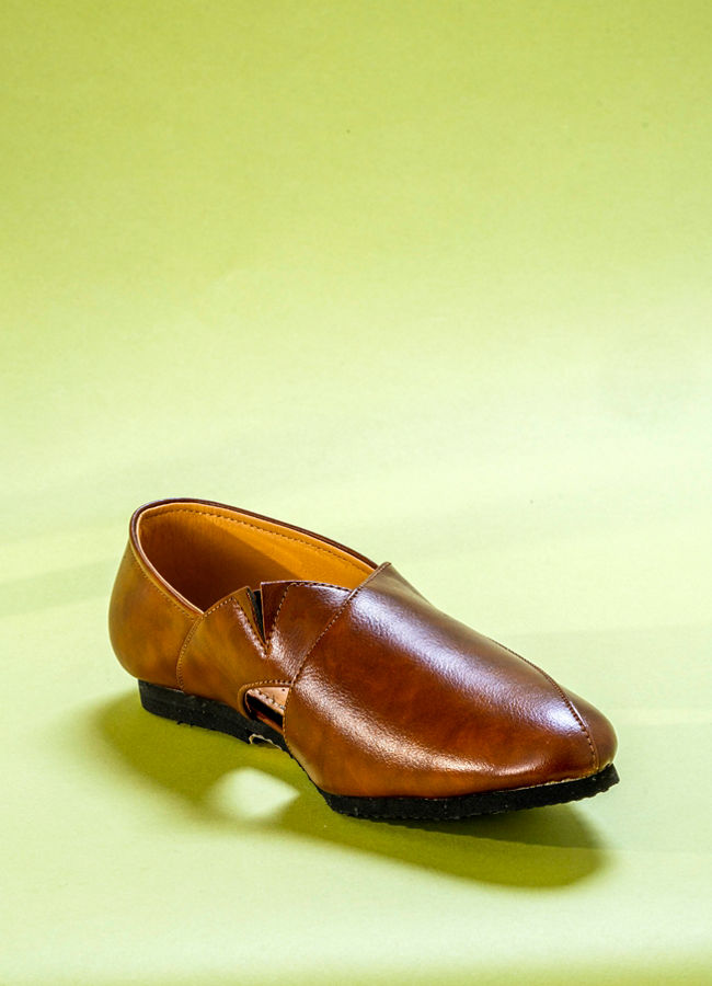 Manyavar Boys Regal Brown Shoe