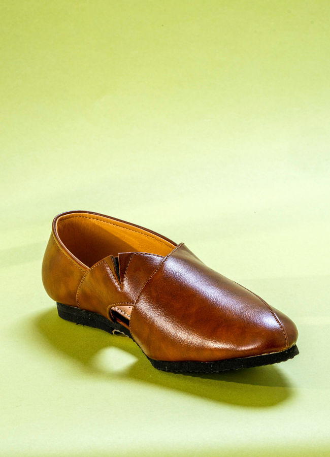 Manyavar Boys Regal Brown Shoe