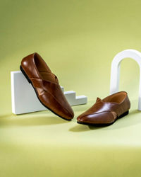 Manyavar Boys Regal Brown Shoe