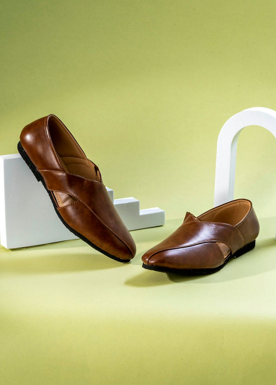 Manyavar Boys Regal Brown Shoe