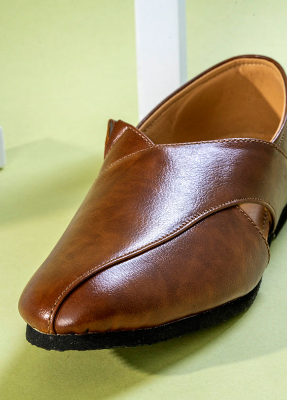 Manyavar Boys Regal Brown Shoe