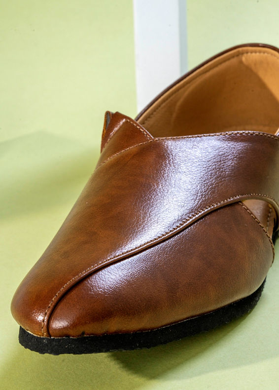 Manyavar Boys Regal Brown Shoe