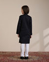 Manyavar Boys Boys Dark Blue Kurta Set