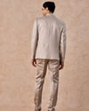 Manyavar Men Natural Elegance Beige Jodhpuri Suit