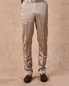 Manyavar Men Natural Elegance Beige Jodhpuri Suit