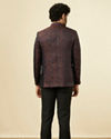 Blue Paisley Patterned Jodhpuri Suit Set image number 4