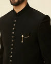 Manyavar Men Rich Black Classic Jodhpuri Suit