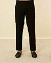alt message - Manyavar Men Rich Black Classic Jodhpuri Suit image number 4
