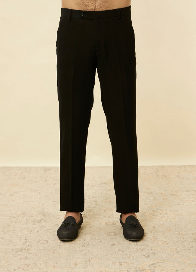Buy Rich Black Classic Jodhpuri Suit Online in India @Manyavar - Suit ...