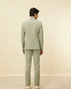 Manyavar Men Pista Green Classic Jodhpuri Suit