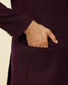 alt message - Manyavar Men Royal Purple Classic Jodhpuri Suit image number 3
