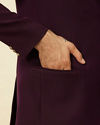 Manyavar Men Royal Purple Classic Jodhpuri Suit