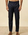 Manyavar Men Dark Blue Dark Brown Sequin Embellished Jodhpuri Suit