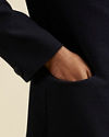 Manyavar Men Dark Blue Embroidered Neckline Jodhpuri Set