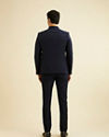 alt message - Manyavar Men Dark Blue Classic Jodhpuri Suit image number 5