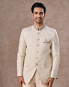 Resplendent Cream Jodhpuri Suit