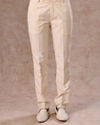 Manyavar Men Resplendent Cream Jodhpuri Suit