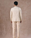 Manyavar Men Resplendent Cream Jodhpuri Suit