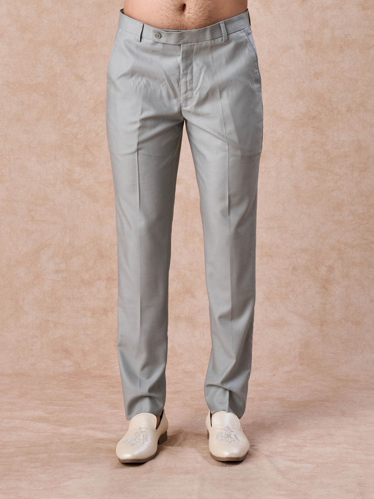 Manyavar Men Regal Light Blue Jodhpuri Suit