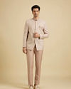 Manyavar Men Dusty Pink Elegance Suit Set