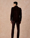 Manyavar Men Wine Toned Regal Jodhpuri Suit