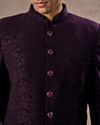 Manyavar Men Regal Purple Jodhpuri Suit