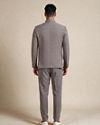 Manyavar Men Beige Blended Rayon Jodhpuri Suit