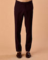 Manyavar Men Elegant Wine Jodhpuri Suit