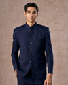 Manyavar Men Dark Blue Royal Jodhpuri Suit