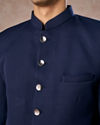 Manyavar Men Dark Blue Royal Jodhpuri Suit