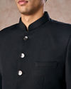 Manyavar Men Black Majesty Jodhpuri Suit