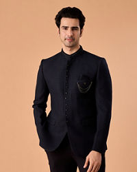 Manyavar Men Sapphire Elegance Jodhpuri Suit