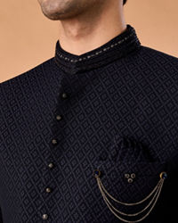 Manyavar Men Sapphire Elegance Jodhpuri Suit