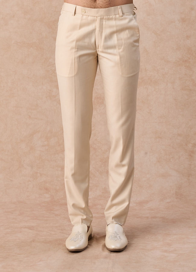 Manyavar Men Light Blue Brocade Jodhpuri Suit