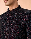 Manyavar Men Velvety Wine Elegance Jodhpuri Suit