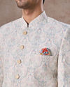Manyavar Men Cream Elan Jodhpuri Suit