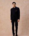 Manyavar Men Dark Blue Elegance Jodhpuri Suit