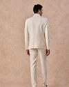 Manyavar Men Cream Elegance Jodhpuri Suit