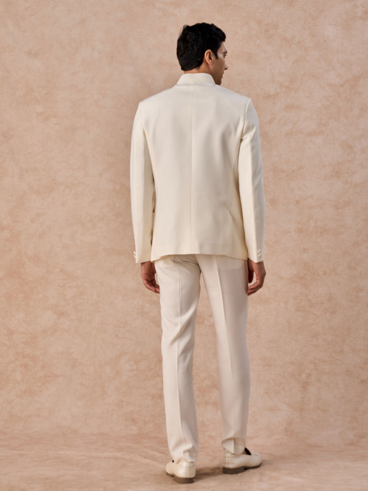 Manyavar Men Cream Elegance Jodhpuri Suit