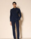 Manyavar Men Dark Blue Opulence Jodhpuri Suit