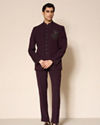 Manyavar Men Royal Maroon Jodhpuri Suit